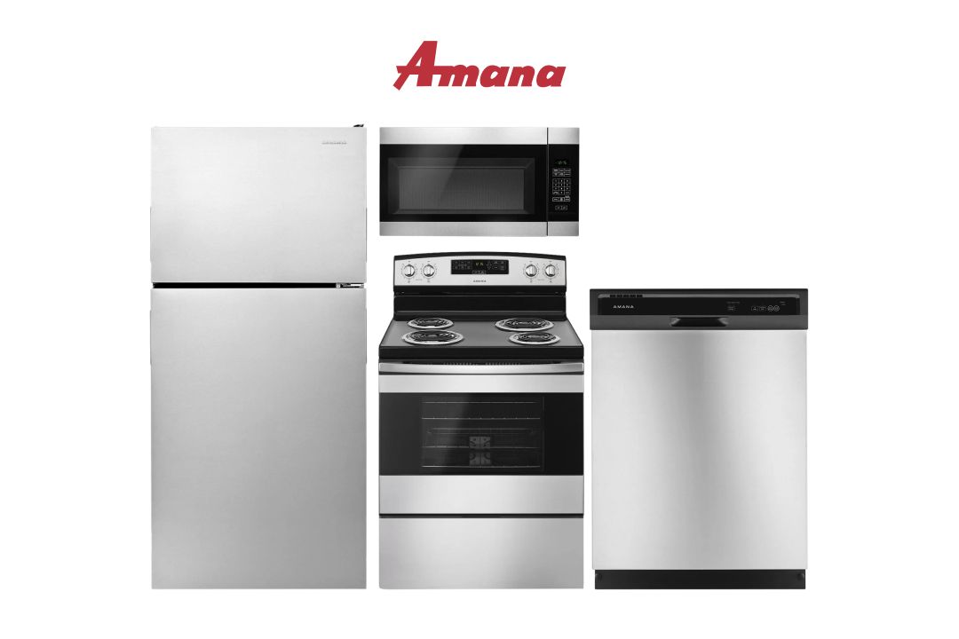 Esquire Appliance Repair technician servicing a Amana appliance in Orange County
