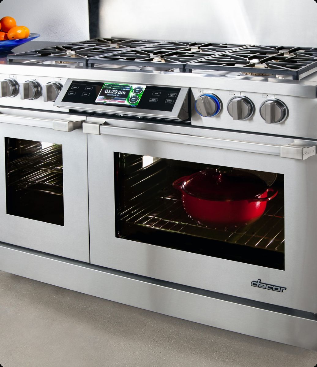 Esquire Appliance Repair technician servicing a Dacor appliance in Orange County