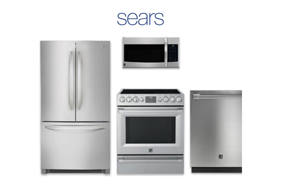 Esquire Appliance Repair technician servicing a Sears appliance in Orange County