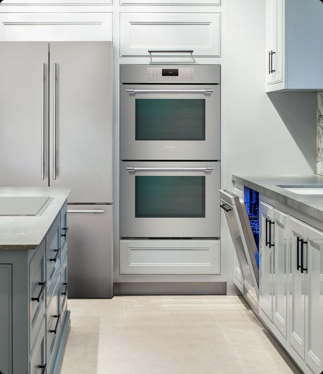 Esquire Appliance Repair technician servicing a Thermador appliance in Orange County