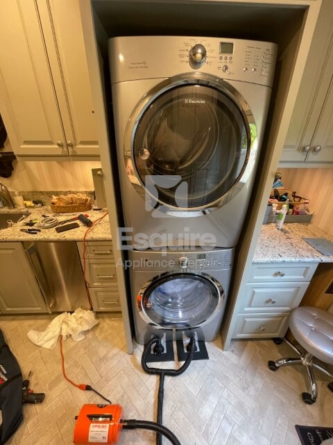 Electrolux washer/dryer removal for repair